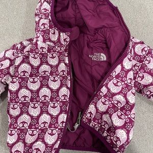 Kids Northface Reversible Coat 6-12 M